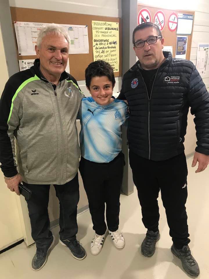 Pierre TRAMONTANO avec Tom MASTRAPASQUA et Ilir KUQI Pierre TRAMONTANO avec Tom MASTRAPASQUA et Ilir KUQI