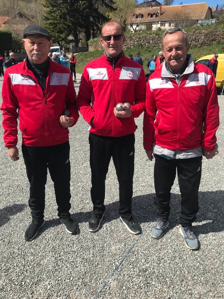 Equipe du GAPHA : FERRARI Gino- LEDOT Christian et Jean-Claude SERVEL