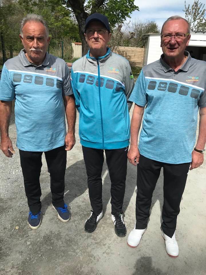 CHAMPIONS VETERANS 2022 : PARA Michel - HOUDELETTE Robert - INESTA Charles