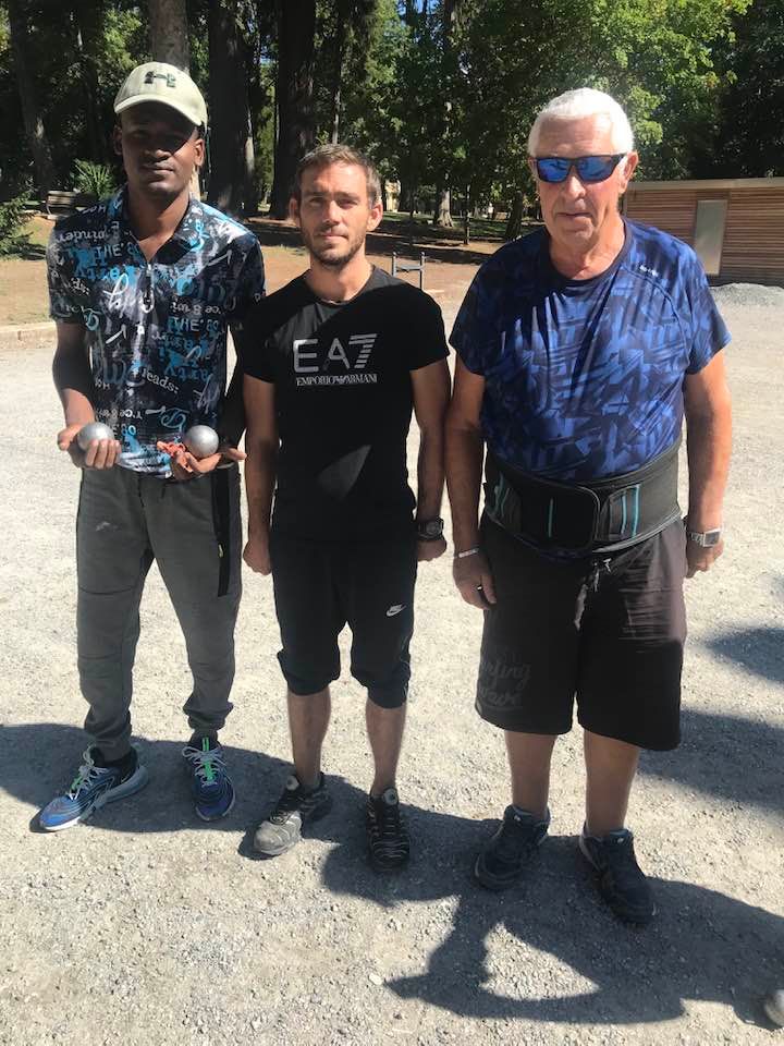 Les valeureux finalistes : KANE CIRE - ROMAN Serge - GRANATELLI Jonathan Les valeureux finalistes : KANE CIRE - ROMAN Serge - GRANATELLI Jonathan