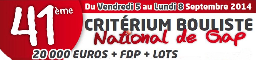 41 EME CRITERIUM DE LA VILLE DE GAP 41 EME CRITERIUM DE LA VILLE DE GAP