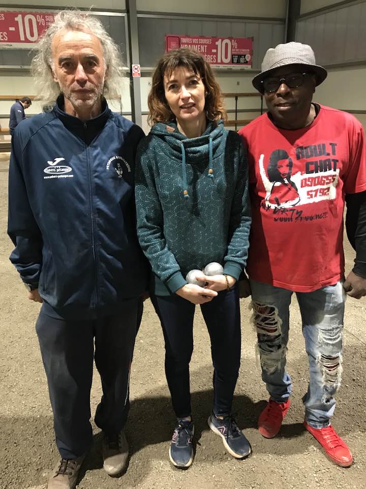 GARCIN Emile- PERRIMOND Sylviane- KINOUANI Guy.. Finalistes A