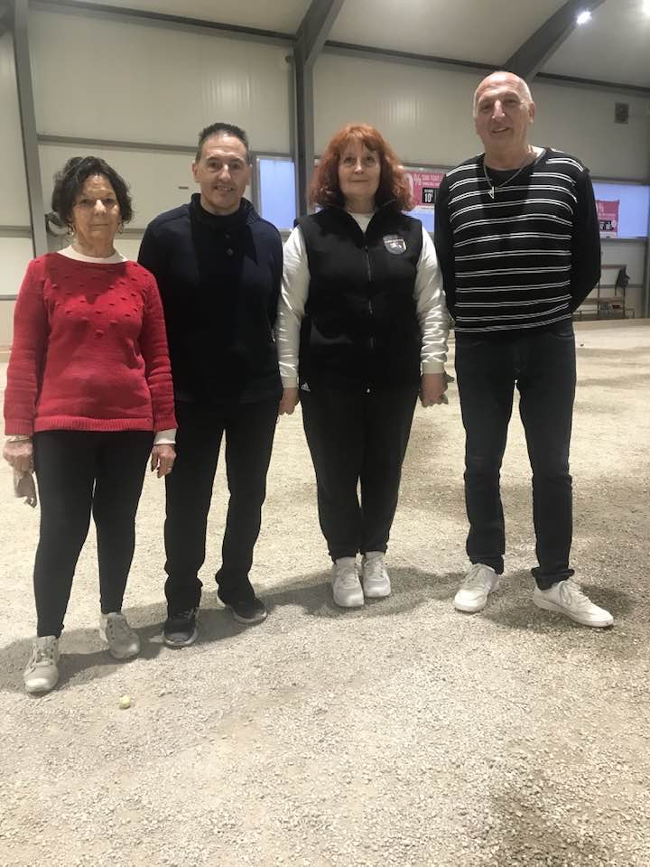 Ghislaine MANENTI-Alain COLOMBAN et Sylvie BIANCHINOTTI-Franck IACOPINI Ghislaine MANENTI-Alain COLOMBAN et Sylvie BIANCHINOTTI-Franck IACOPINI