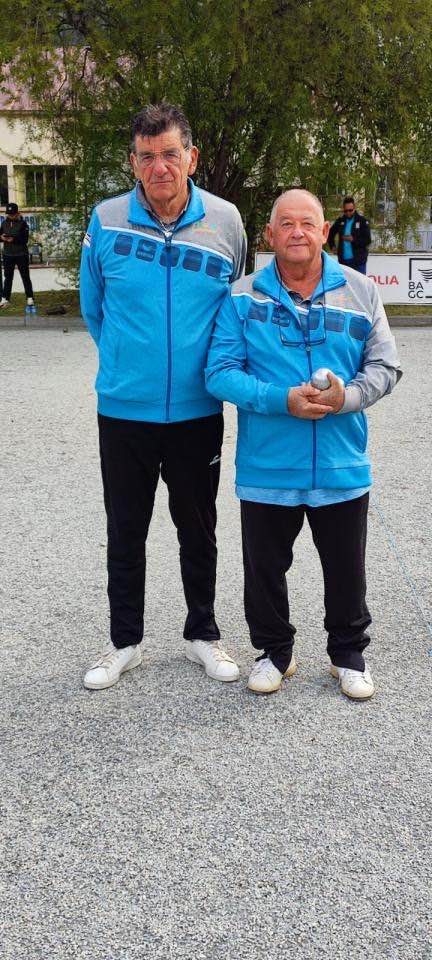 L'équipe Christian COLONNA et Alain AGNES s'inclinent en Barrage de poule , après avoir mené 10 à 1 .. dommage.. mais ce n'est que partie remise ..