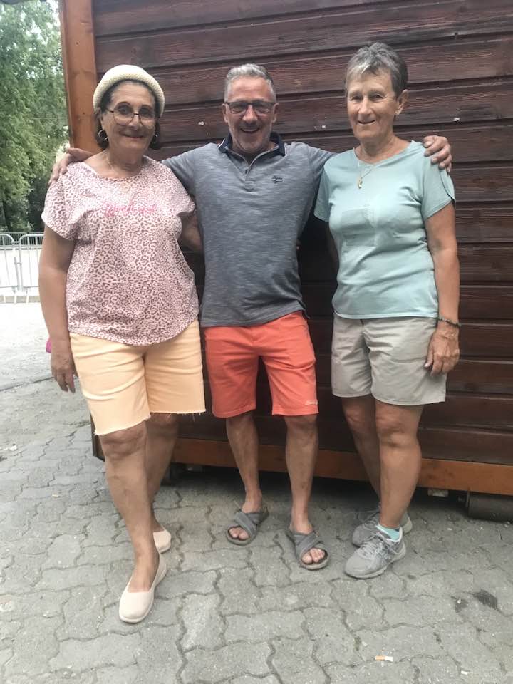 Clotilde, Philippe et Aleth qui terminent 2ème .. Clotilde, Philippe et Aleth qui terminent 2ème ..