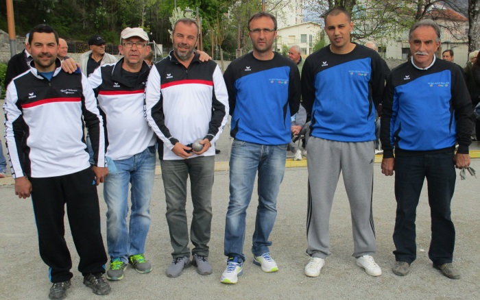 Championnat départemental triplette pétanque 2015