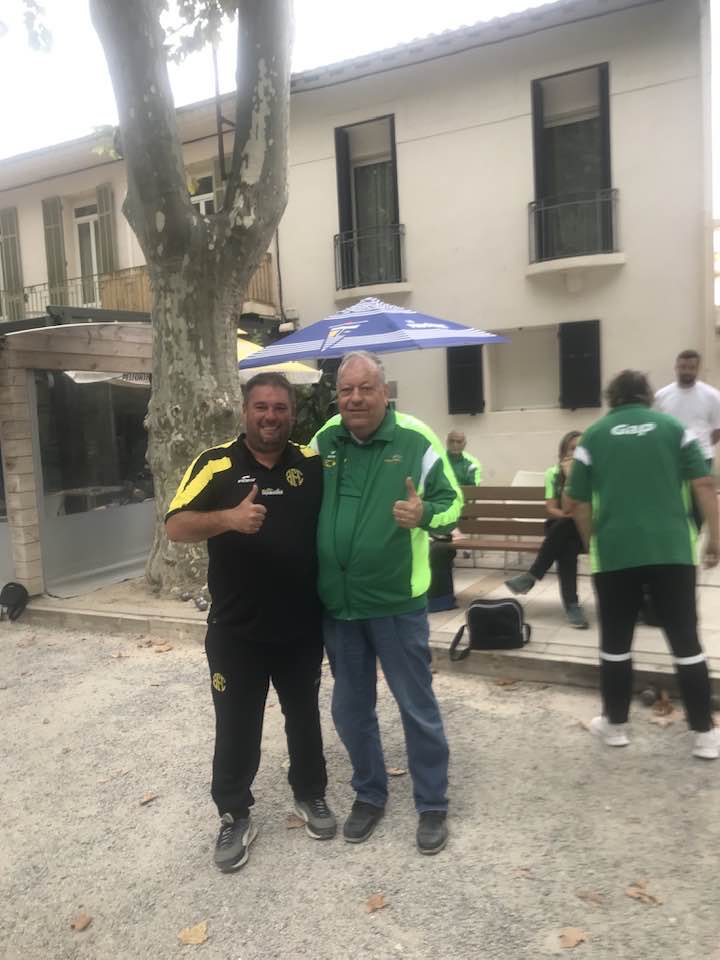 Le Président du GAPHA et Laurent MATRIGLIA