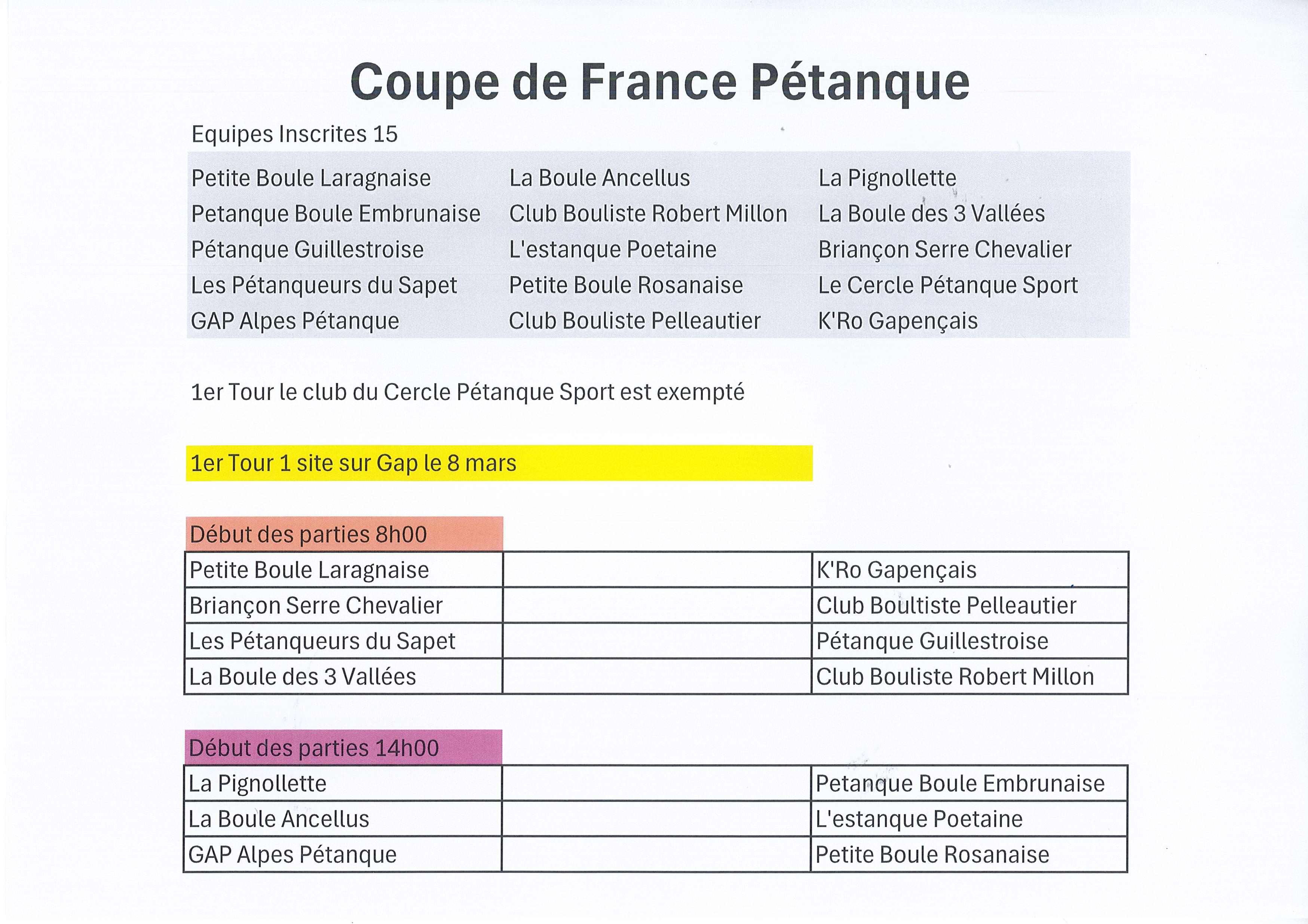 COUPE DE FRANCE DES CLUBS - SAISON 2026-2027 - Le GAPHA reçoit ROSAN, DIMANCHE 8 MARS 2026 .. COUPE DE FRANCE DES CLUBS - SAISON 2026-2027 - Le GAPHA reçoit ROSAN, DIMANCHE 8 MARS 2026 ..