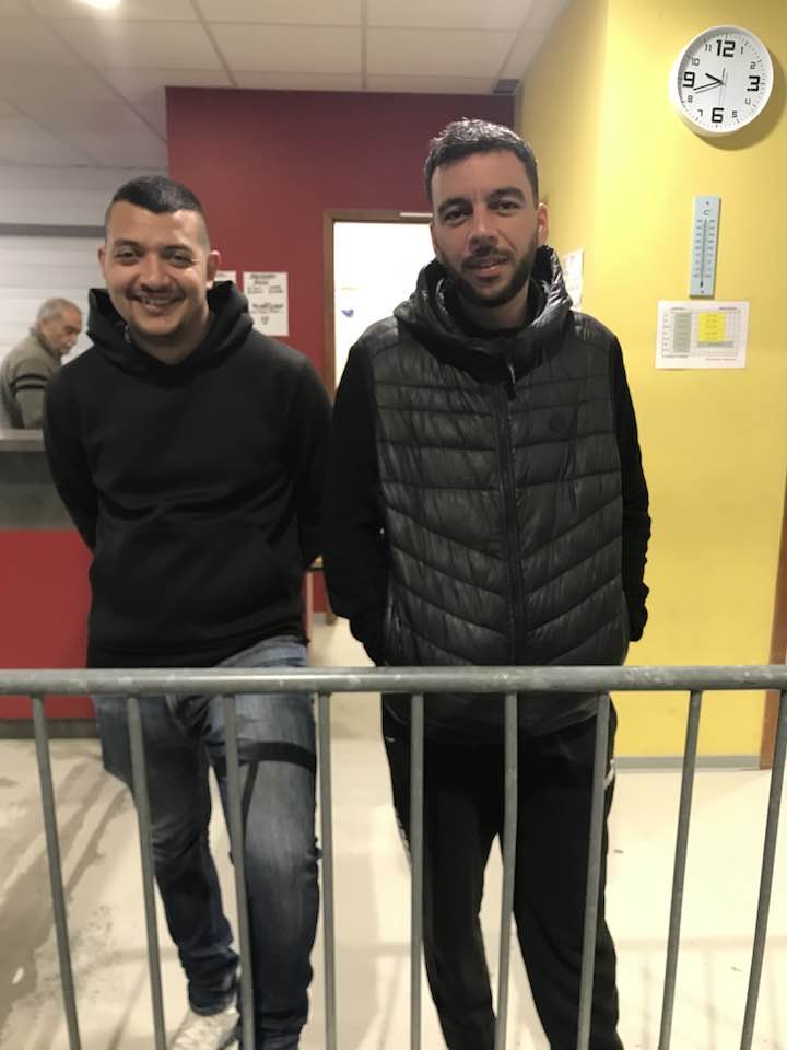 Jérémy BESSILA (à gauche) perdants 1/8ème de fiinale. A droite, son cousin Jonathan .. Jérémy BESSILA (à gauche) perdants 1/8ème de fiinale. A droite, son cousin Jonathan ..