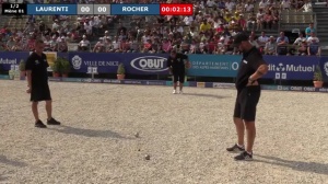 Demi-finale de l'Europétanque des Alpes-Maritimes 2019 - ROCHER - DEBARD