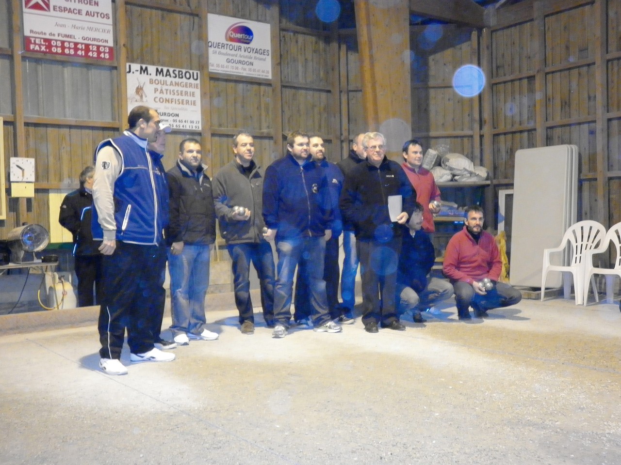 Soirée au boulodrome avec Lacroix ,Suchaud et Cortès Soirée au boulodrome avec Lacroix ,Suchaud et Cortès