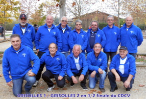 Les Grisollais échouent en finale du Championnat des Clubs Vétérans