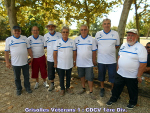 Bilan sportif 2016 N°5 : Les Vétérans 1 en CDCV 1ère Div. Bilan sportif 2016 N°5 : Les Vétérans 1 en CDCV 1ère Div.