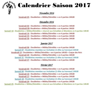 Cet hiver, venez jouer au Boulodrome Grisollais !! Cet hiver, venez jouer au Boulodrome Grisollais !!