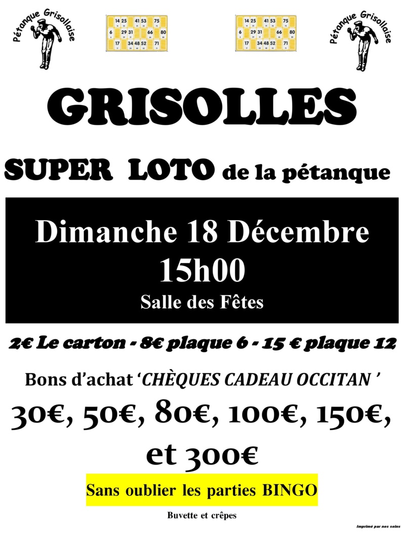 Loto du 18 Décembre Loto du 18 Décembre