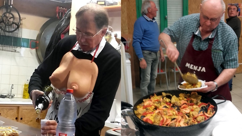 Les voeux des Présidents et paella Les voeux des Présidents et paella