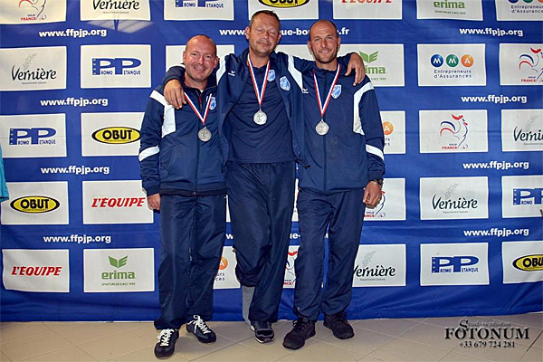 champions de France triplette