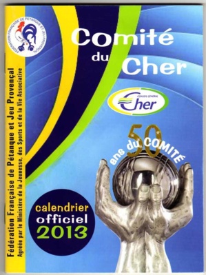 CALENDRIER OFFICIEL 2013 DU CHER CALENDRIER OFFICIEL 2013 DU CHER