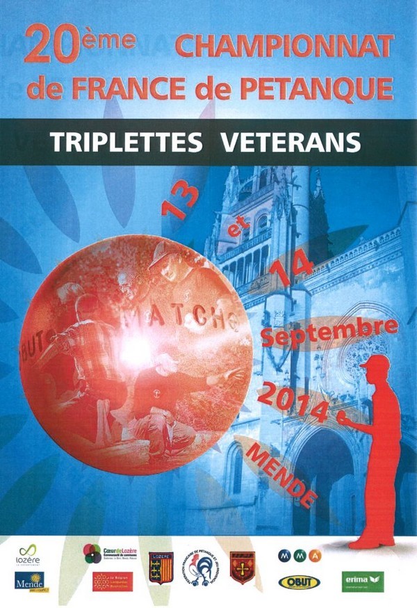 CHAMPIONNAT FRANCE TRIPLETTE VETERAN CHAMPIONNAT FRANCE TRIPLETTE VETERAN
