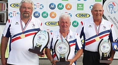 CHAMPIONS DE FRANCE TRIPLETTE VETERAN