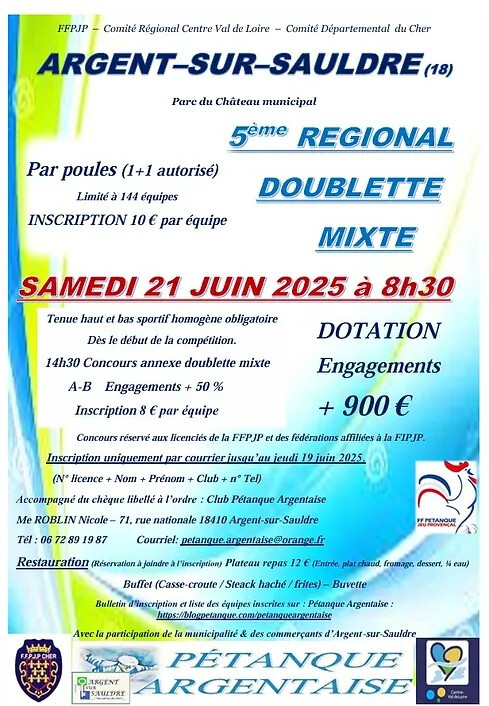 CONCOURS ARGENT SUR SAULDRE CONCOURS ARGENT SUR SAULDRE