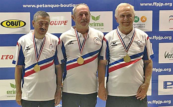 France  triplette vétéran