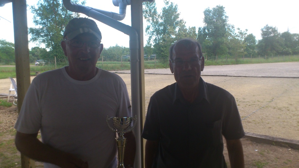 RESULTAT CONCOURS VETERAN EN DOUBLETTE A CUFFY MERCREDI 12 JUIN RESULTAT CONCOURS VETERAN EN DOUBLETTE A CUFFY MERCREDI 12 JUIN