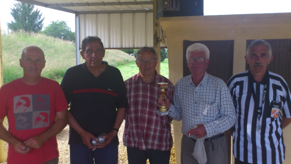 RESULTAT CONCOURS VETERAN EN DOUBLETTE A CUFFY MERCREDI 12 JUIN RESULTAT CONCOURS VETERAN EN DOUBLETTE A CUFFY MERCREDI 12 JUIN