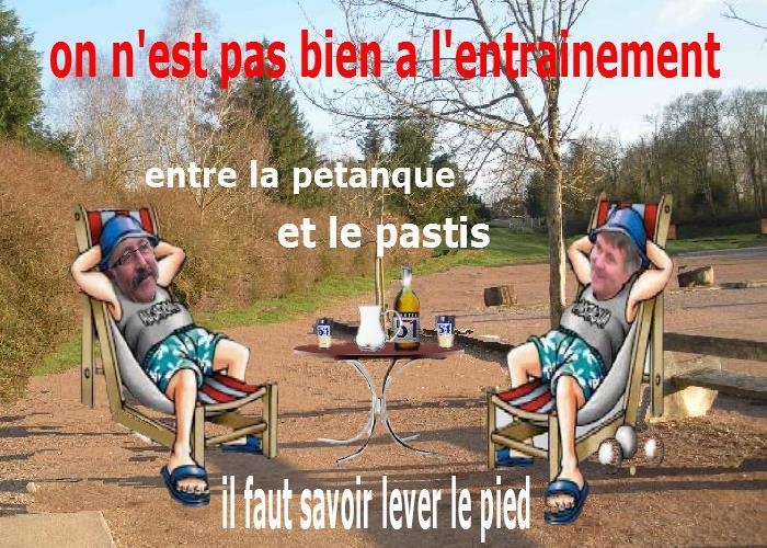 A L' ENTRAINEMENT A L' ENTRAINEMENT