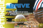 CHAMPIONNAT DE FRANCE TRIPLETTE A BRIVE