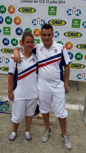 CHAMPION DE FRANCE DOUBLETTE MIXTE CHAMPION DE FRANCE DOUBLETTE MIXTE