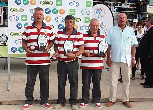 CHAMPIONS DE FRANCE TRIPLETTE VETERAN CHAMPIONS DE FRANCE TRIPLETTE VETERAN