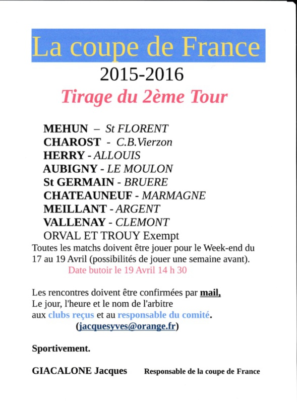COUPE DE FRANCE
