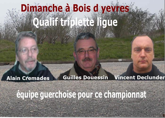 qualif triplette ligue