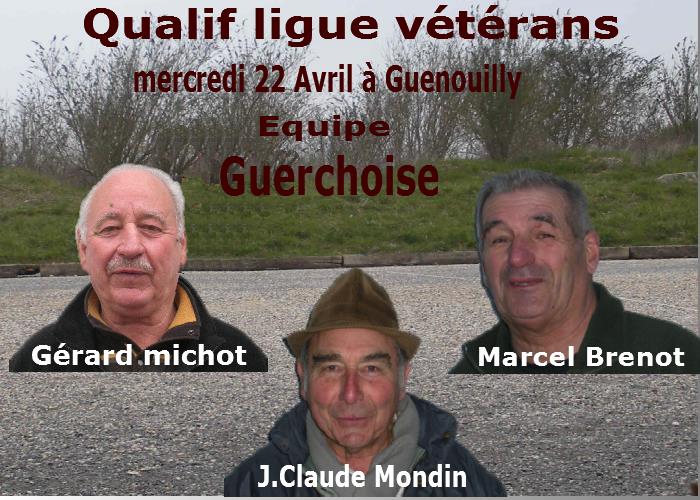 qualif ligue vétérans