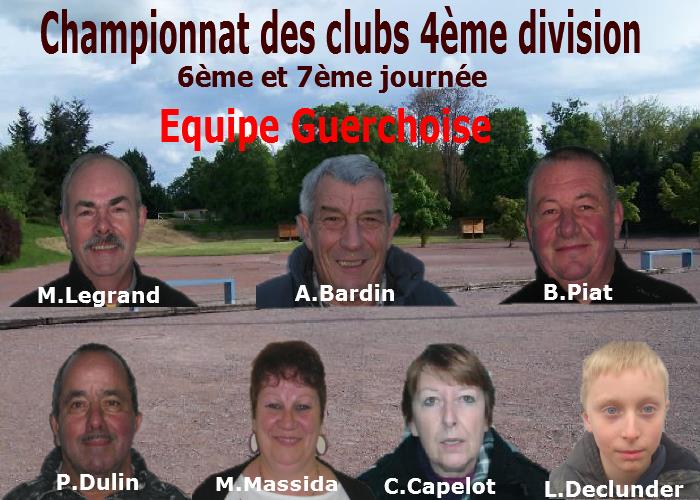 championnat des clubs 4èmè division