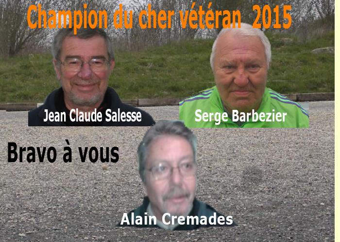 champion du cher véréran champion du cher véréran