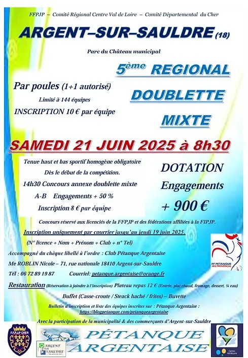 CONCOURS ARGENT SUR SAULDRE CONCOURS ARGENT SUR SAULDRE