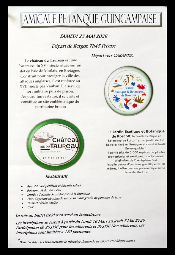 Sortie amicale 2026 Sortie amicale 2026