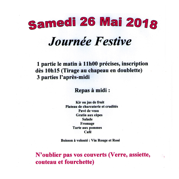 Journée festive. Journée festive.