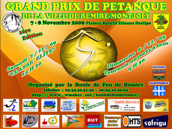 Grand Prix de Pétanque de la ville de Rémire-Montjoly