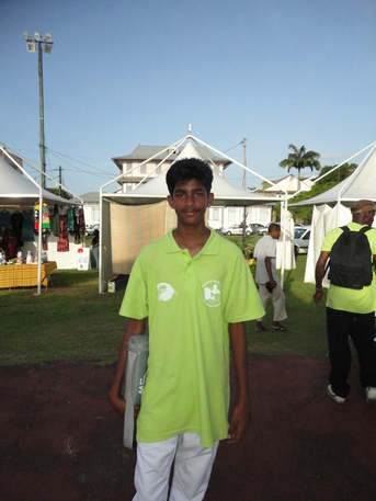 Brandon VAÏTILINGON de la Guadeloupe, Champion Antilles-Guyane 2011 en tête à tête