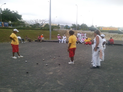 LA FINALE DAMES ENTRE LA MARINA BOULE ET LA BOULE D'OR DE VIEUX-HABITANTS