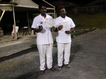 VAÏTILINGON STEEVE et DORESSAMY ERIC CHAMPIONS de GUADELOUPE en DOUBLETTES VAÏTILINGON STEEVE et DORESSAMY ERIC CHAMPIONS de GUADELOUPE en DOUBLETTES