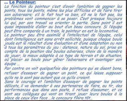 POINT DE VUE très interessant sur LE POINTEUR POINT DE VUE très interessant sur LE POINTEUR