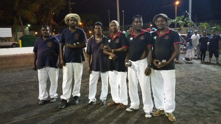 Les protagonistes de la finale du Championnat de la GUADELOUPE 2016 en Triplettes