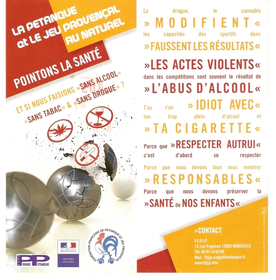 "Mens sana In Corpore sano", La FFPJP en campagne. "Mens sana In Corpore sano", La FFPJP en campagne.