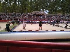 Les Masters dans L'arène à G les jeunes à D les séniors Les Masters dans L'arène à G les jeunes à D les séniors