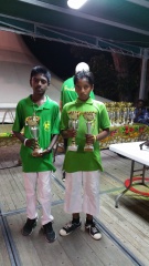 Les Vice-Champions en Triplettes jeunes RAMASSAMY Léo ,BOUDHOU Alexis manque GLOIRAS Génaick à l'appel Les Vice-Champions en Triplettes jeunes RAMASSAMY Léo ,BOUDHOU Alexis manque GLOIRAS Génaick à l'appel