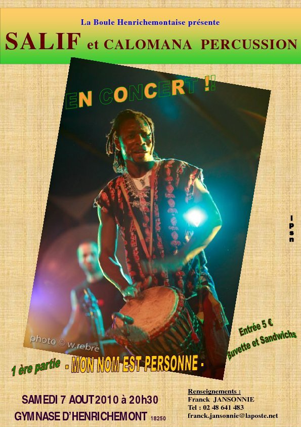 CONCERT à HENRICHEMONT CONCERT à HENRICHEMONT